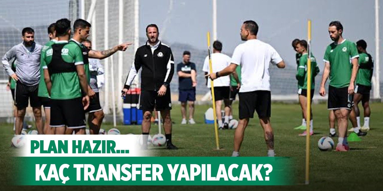 Konyaspor'da transfer planlanan bölgeler!