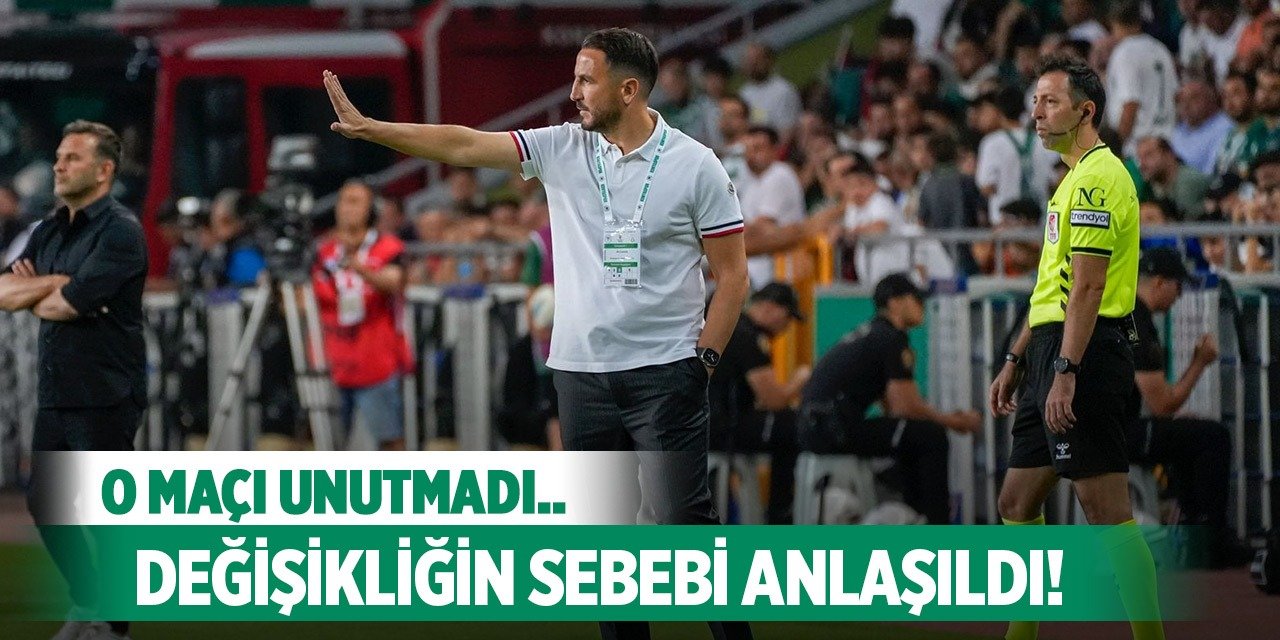 Konyaspor'da Çamdalı mesajı vermişti!