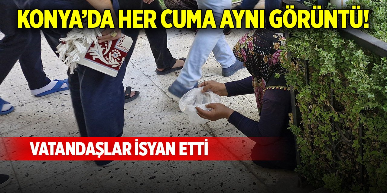 Konya’da her cuma aynı görüntü! Vatandaşlar isyan etti