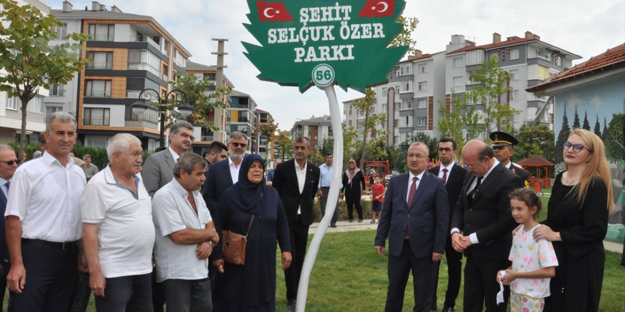 Konya'da Şehit Selçuk Özer Parkı açıldı