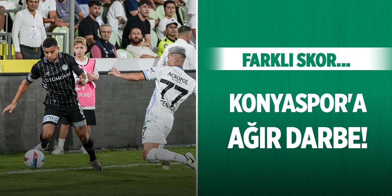 Konyaspor deplasmanda kayboldu!