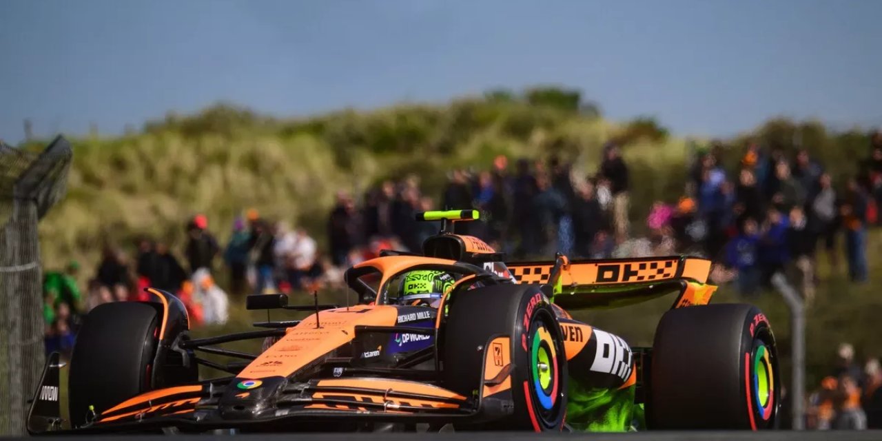 Lando Norris  Hollanda'da rahat kazandı