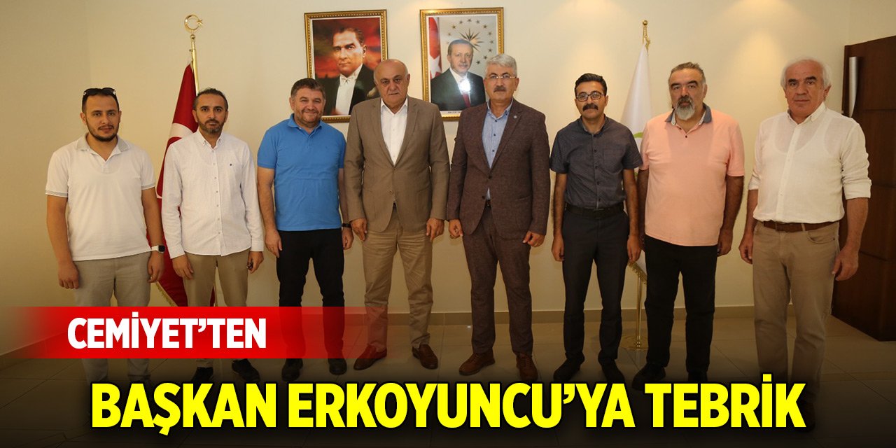 Cemiyet’ten Erkoyuncu’ya tebrik