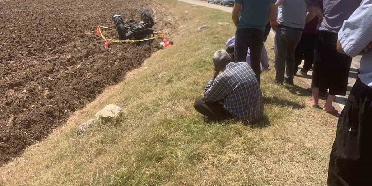 Traktörün altında kalan çiftçi hayatını kaybetti