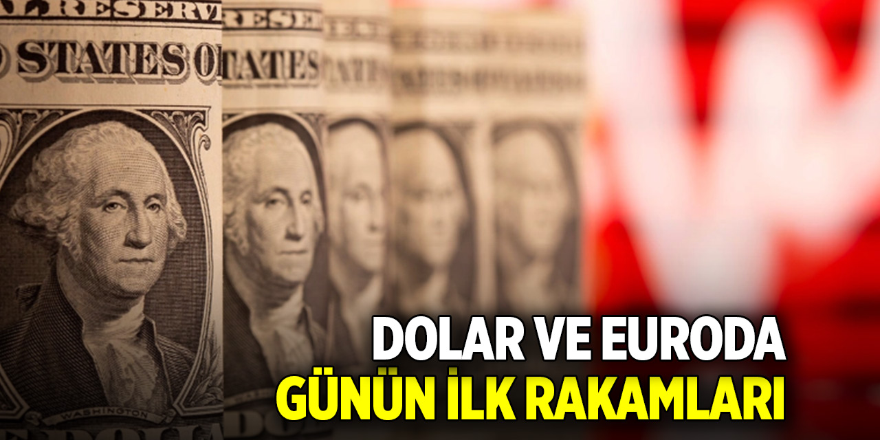 Dolar ve Euroda günün ilk rakamları