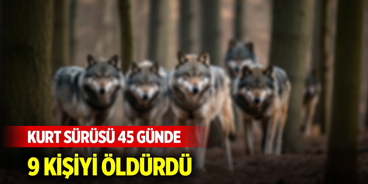 Kurt sürüsü 45 günde 8'i çocuk 9 kişiyi öldürdü