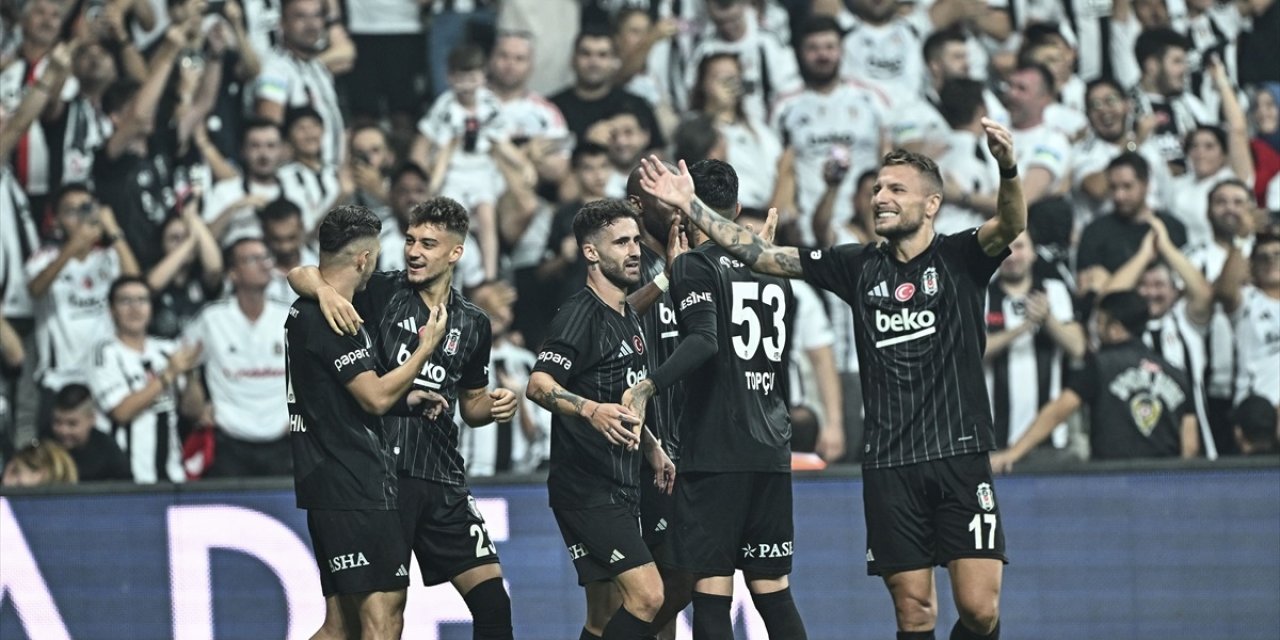 Son Dakika! Beşiktaş, Avrupa'da 5 golle turladı