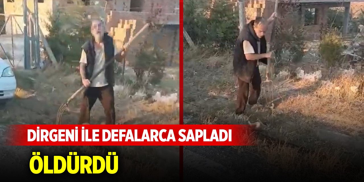 Ankara’nın Polatlı ilçesinde vahşet! Defalarca saplayarak öldürdü