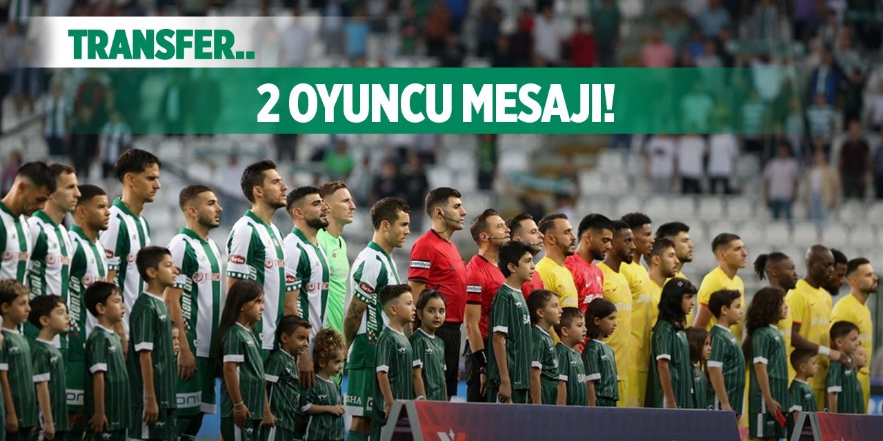 Konyaspor'da gündem transfer!