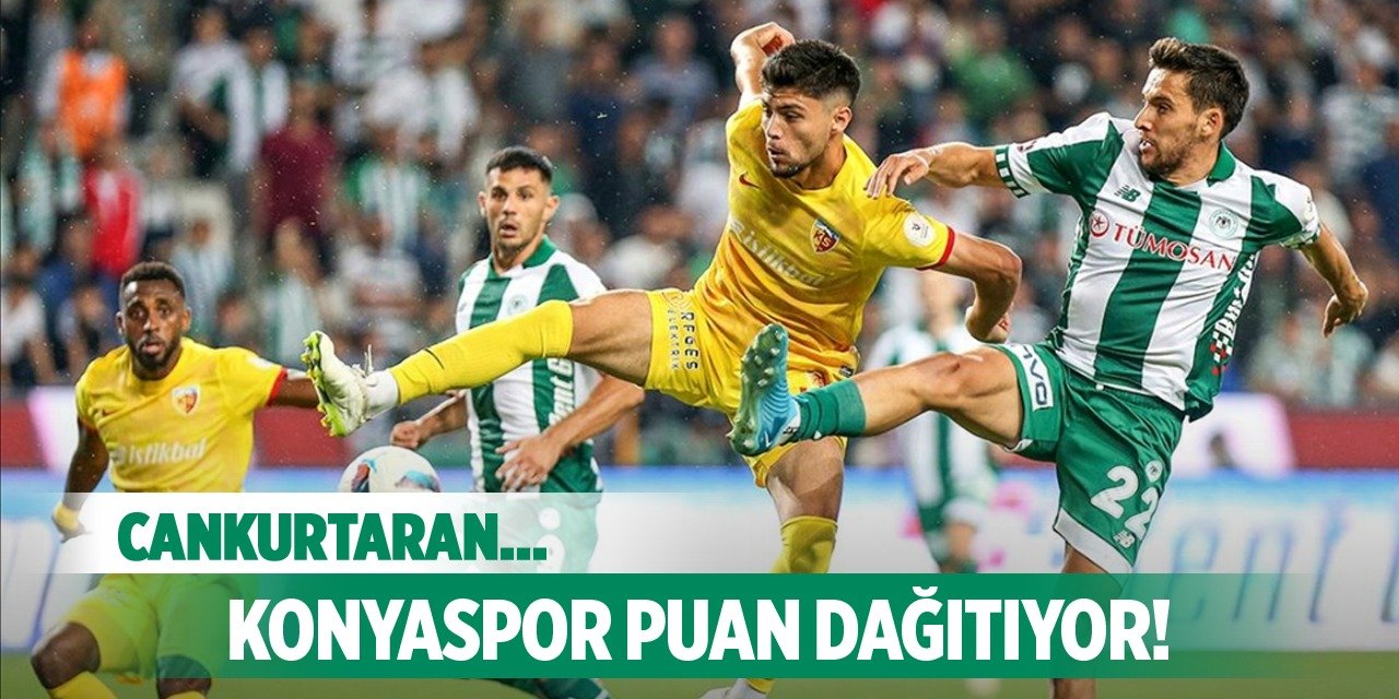 Konyaspor puan dağıtıyor!