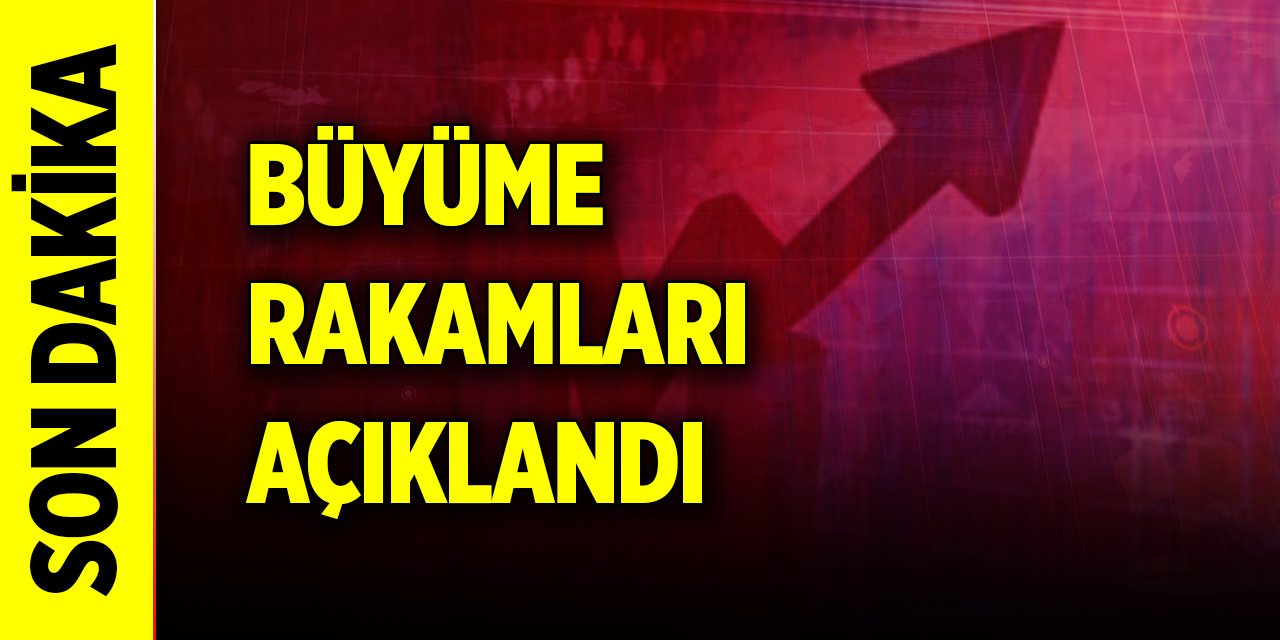 Son Dakika! Büyüme rakamları açıklandı