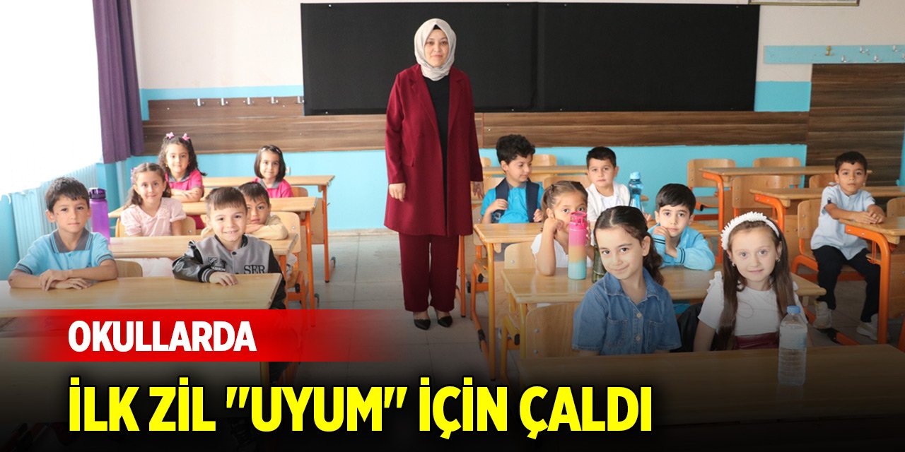 Okullarda ilk zil "uyum" için çaldı