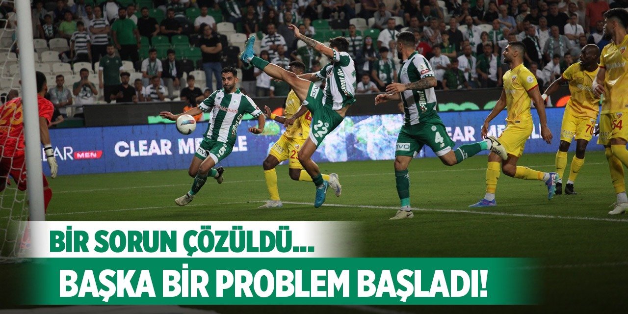 Konyaspor'da problem bitmiyor!