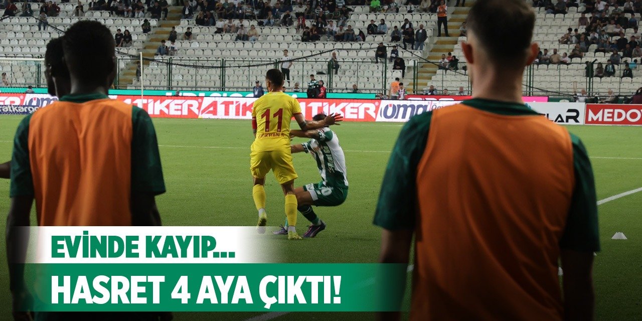 Konyaspor evinde yok!