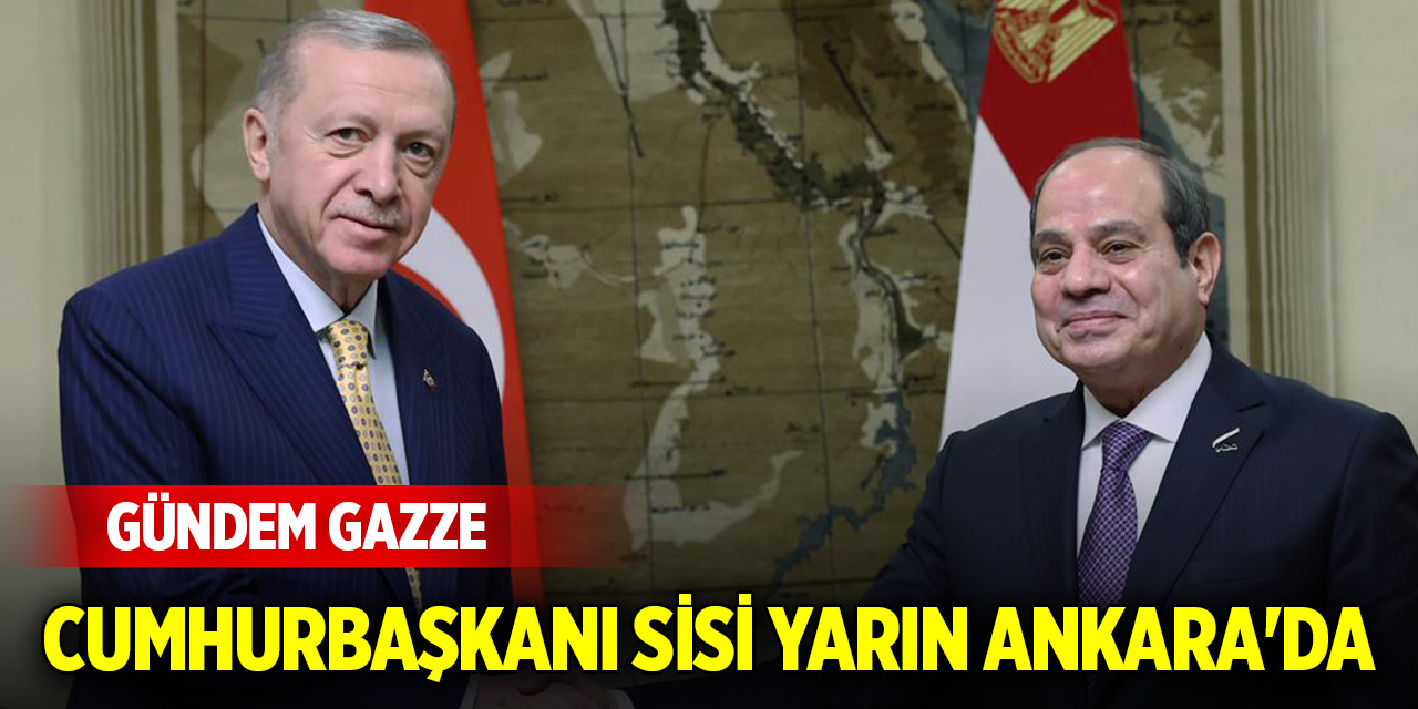 Mısır Cumhurbaşkanı Sisi yarın Ankara'ya geliyor