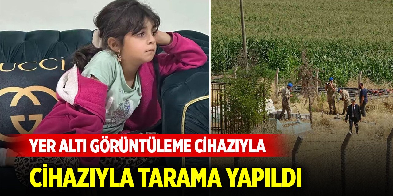 Narin Güran'ı arama çalışmalarında mezarlıkta yer altı görüntüleme cihazıyla tarama yapıldı