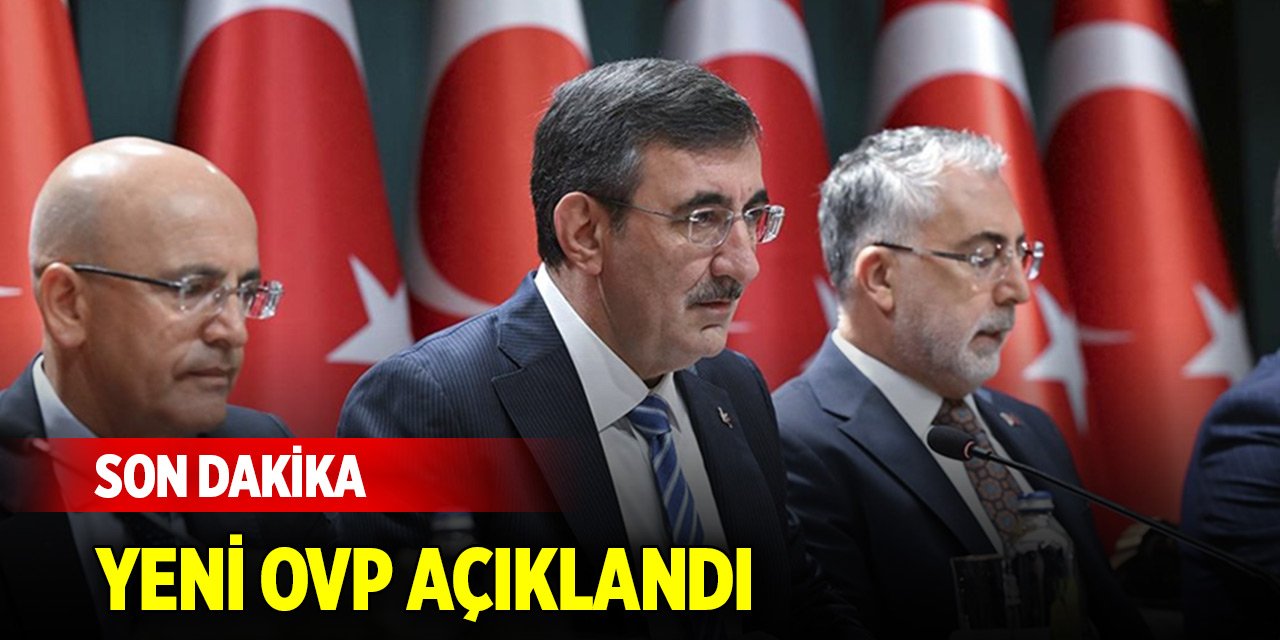 Son Dakika! Yeni Orta Vadeli Program (OVP) açıklandı