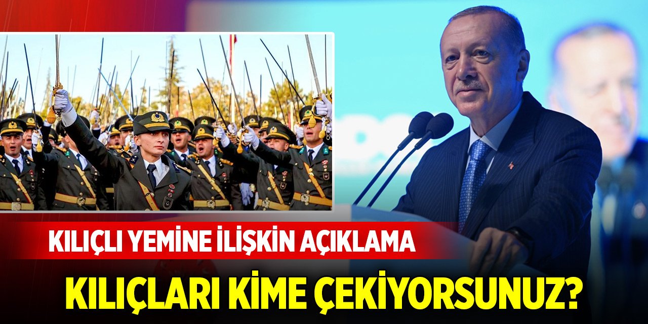 Cumhurbaşkanı Erdoğan'dan yasaklı yemin metni okuyan teğmenlerle ilgili açıklama