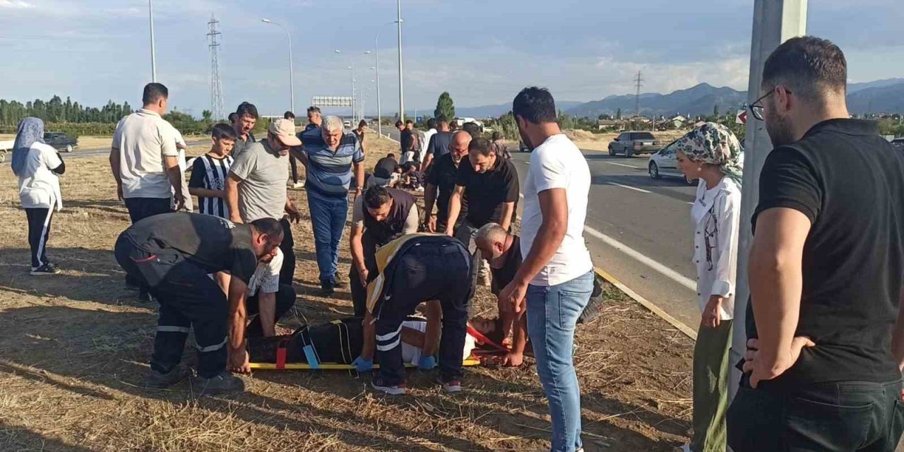 Konya’da otomobil ile motosiklet çarpıştı: 2 ağır yaralı