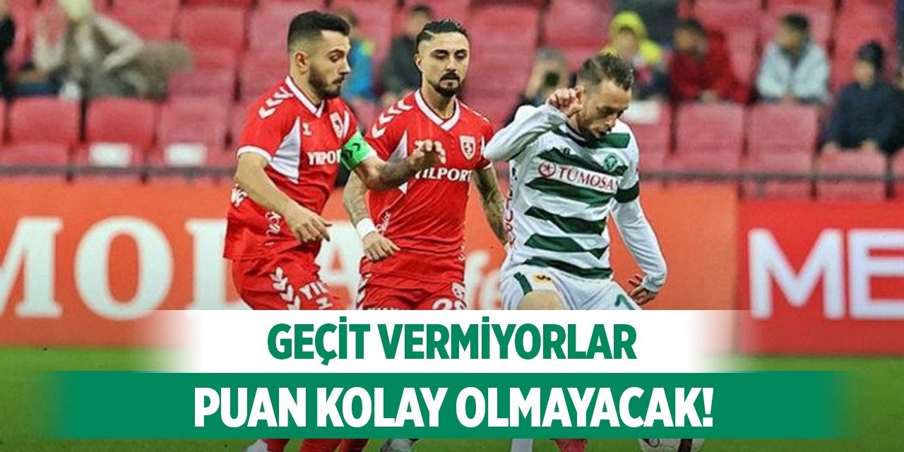 Samsunspor'un Konyaspor'a karşı güvencesi!