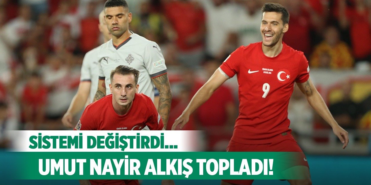 Konyasporlu Umut, Milli Takım'da göğüs kabarttı!