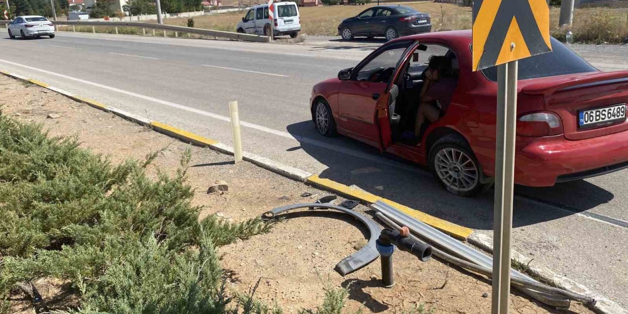 Konya’da trafik kazası: 2 yaralı