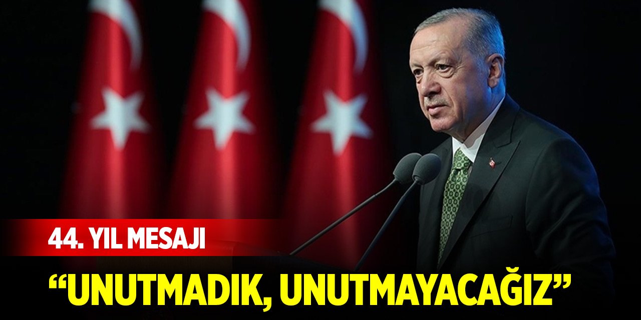 Cumhurbaşkanı Erdoğan'dan 12 Eylül darbesine ilişkin paylaşım