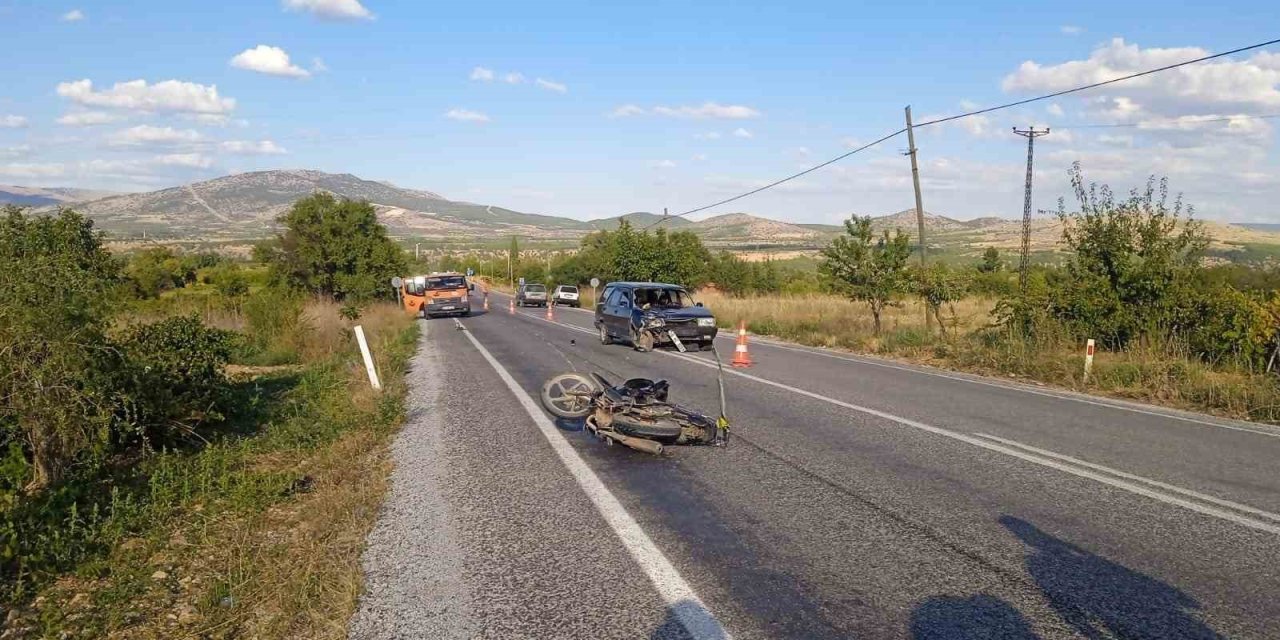 Denizli'de kaza! Motosiklet sürücüsü yaşamını yitirdi