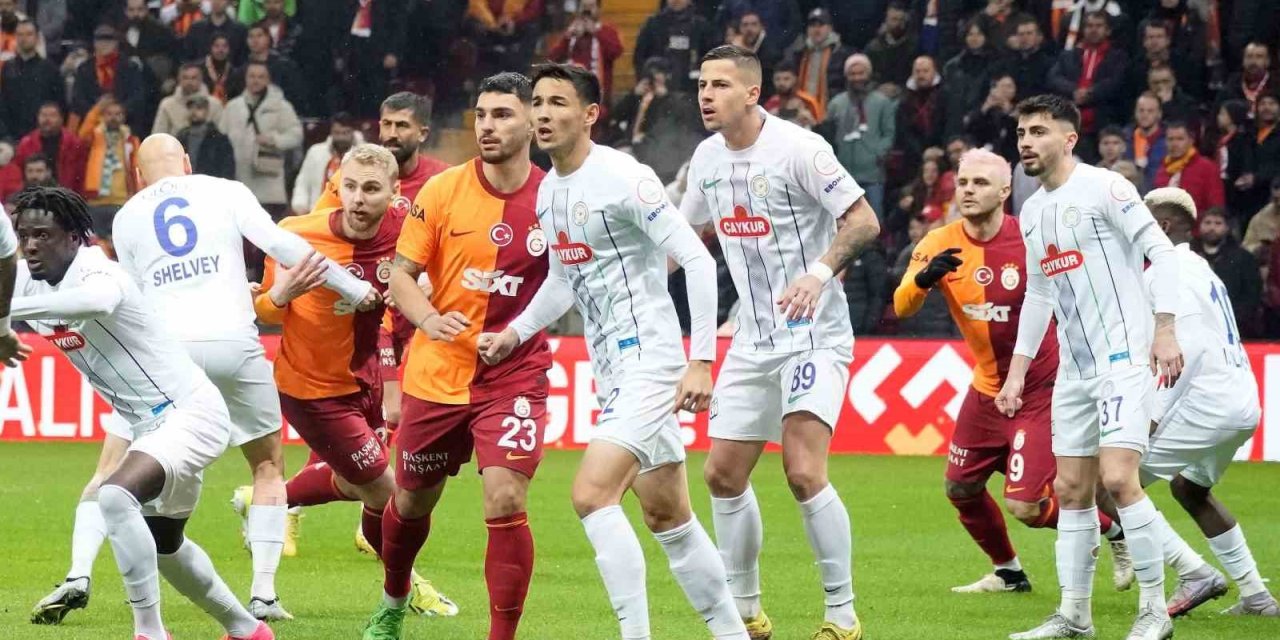 Galatasaray ile Çaykur Rizespor 45. randevuda