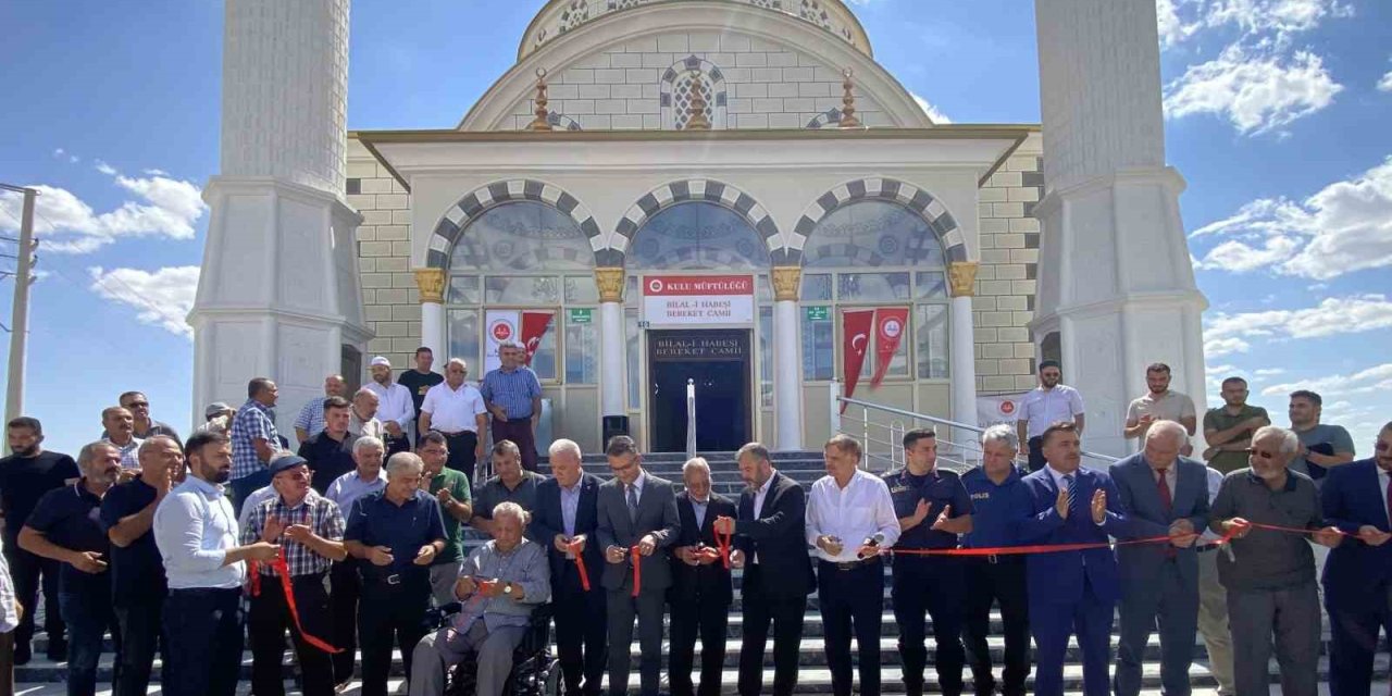 Konya'da Bilal-i Habeşi Bereket Camii ibadete açıldı