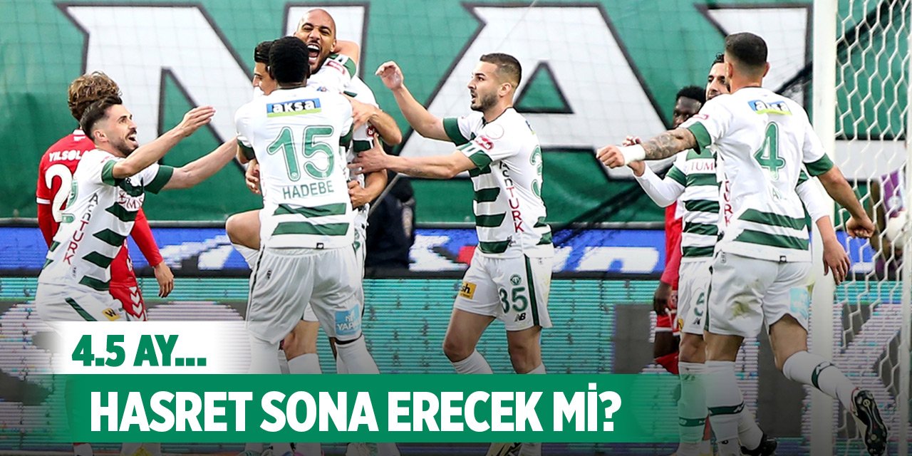 Konyaspor hasretini bitirmek istiyor!