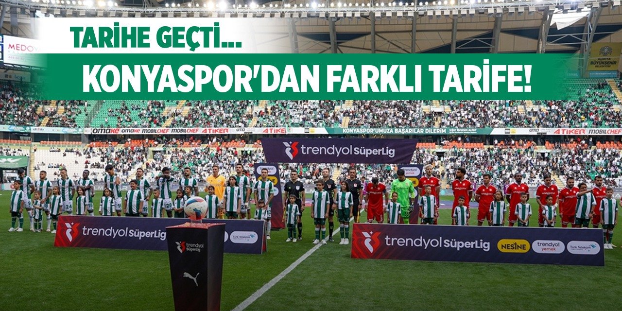 Konyaspor'dan farklı tarife!