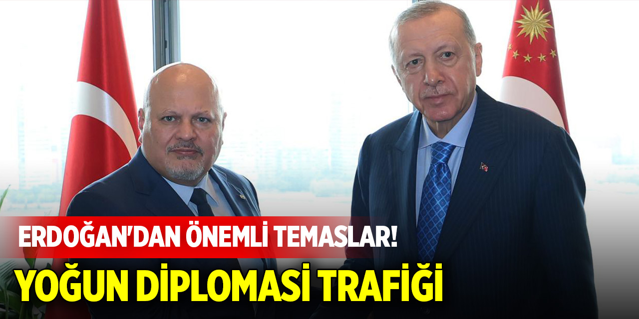 Erdoğan'dan ABD'de peş peşe önemli temaslar! Yoğun diplomasi trafiği