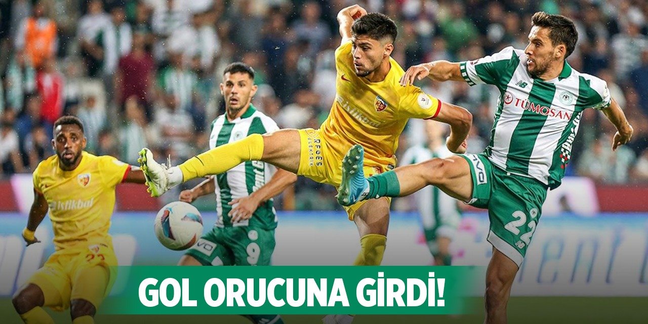 Konyaspor'un Kaplan'ı gol orucunda!