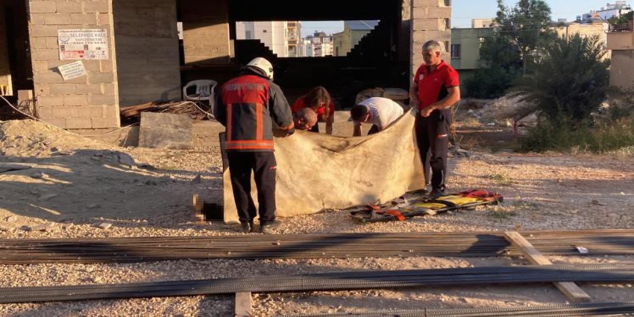 Mersin’de 8. kattan düşen vinç tamircisi hayatını kaybetti