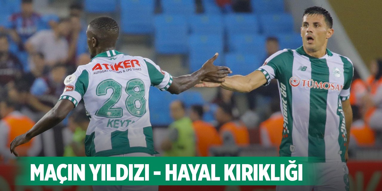 Konyaspor maçında dikkat çekti!