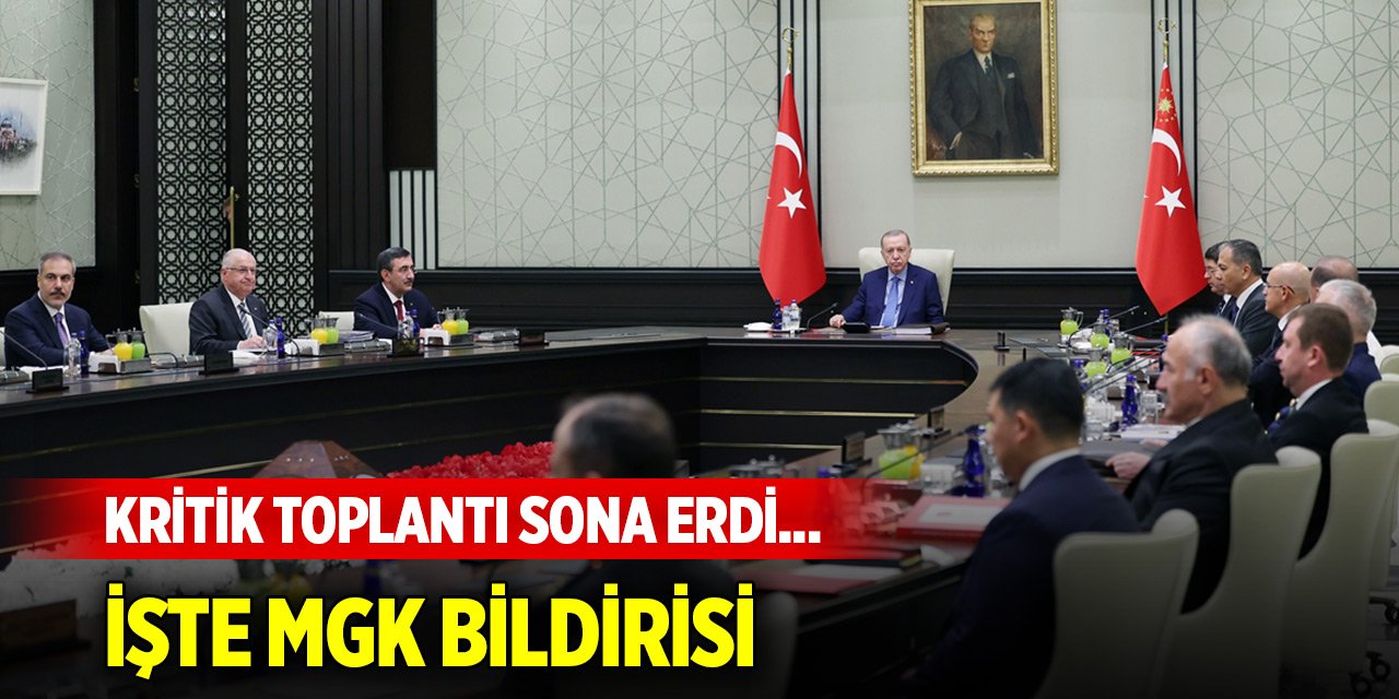 Son Dakika! Kritik toplantı sona erdi... İşte MGK Bildirisi