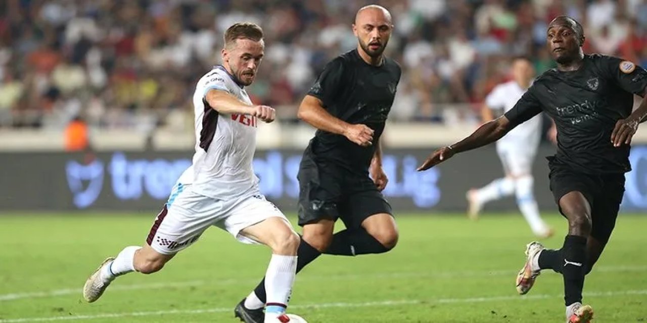 Fırtına Hatay'a takıldı! Trabzonspor Hatayspor ile 1-1 berabere kaldı