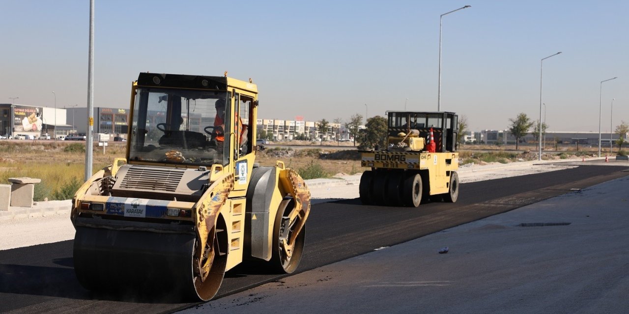 Karatay’da asfalt çalışmaları sürüyor