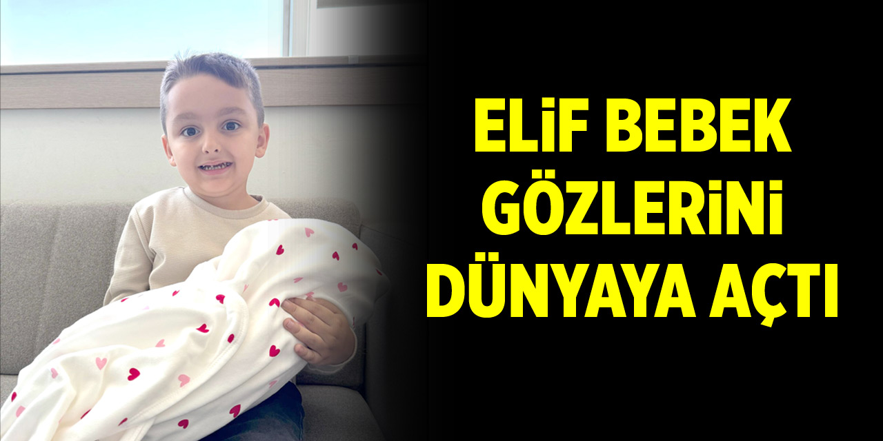 Elif Bebek gözlerini dünyaya açtı