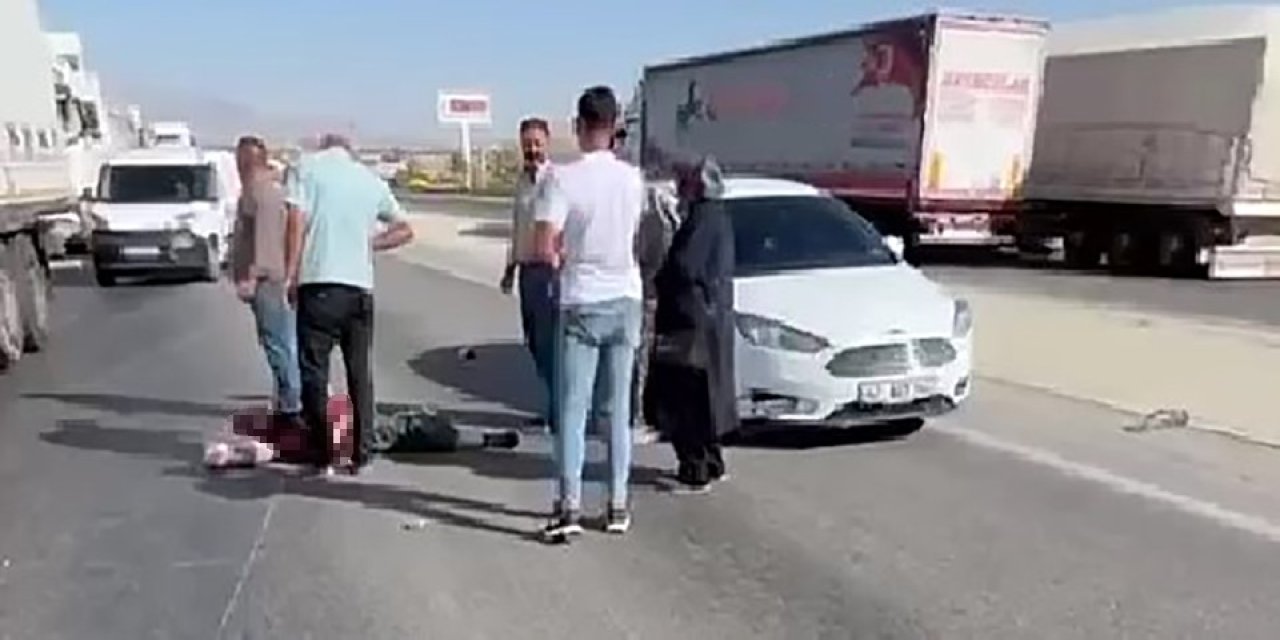 Konya’da otomobil ile motosiklet çarpıştı: 1 yaralı