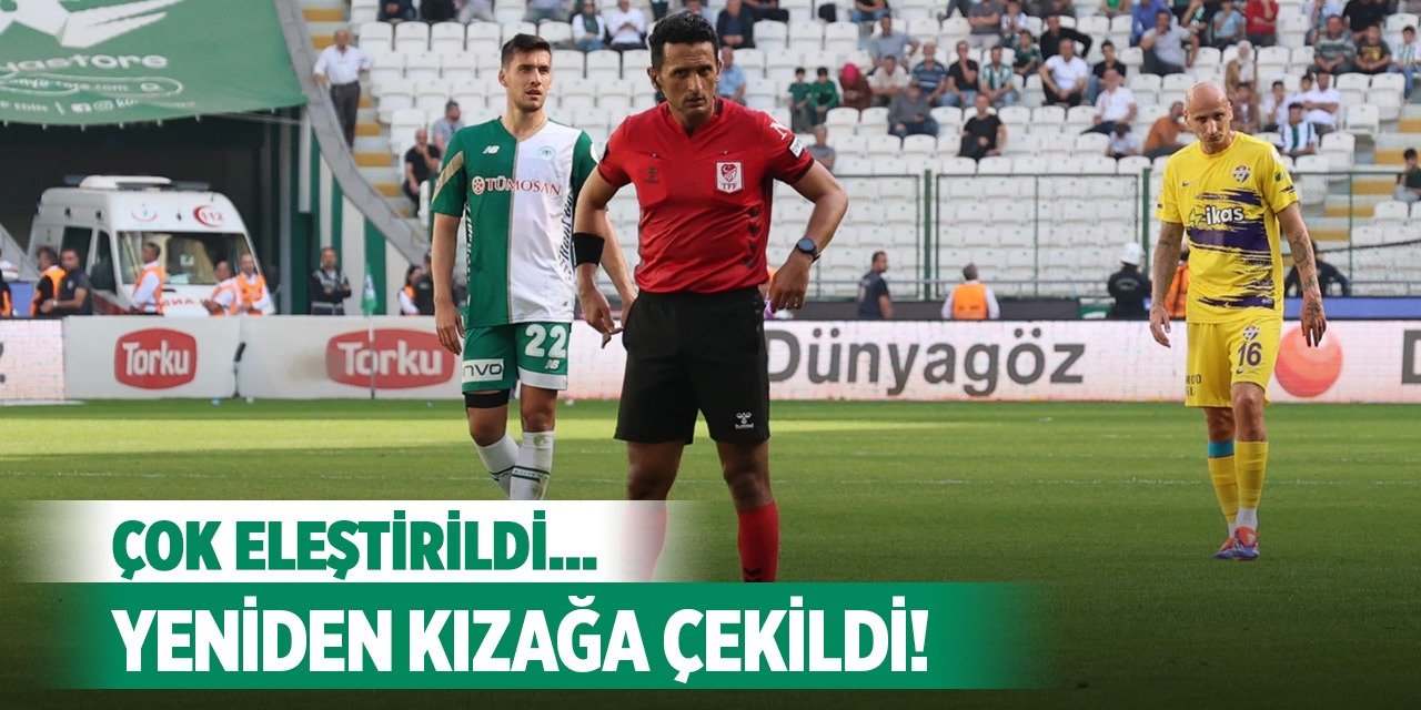 Konyaspor maçı sonrası kızağa çekildi!