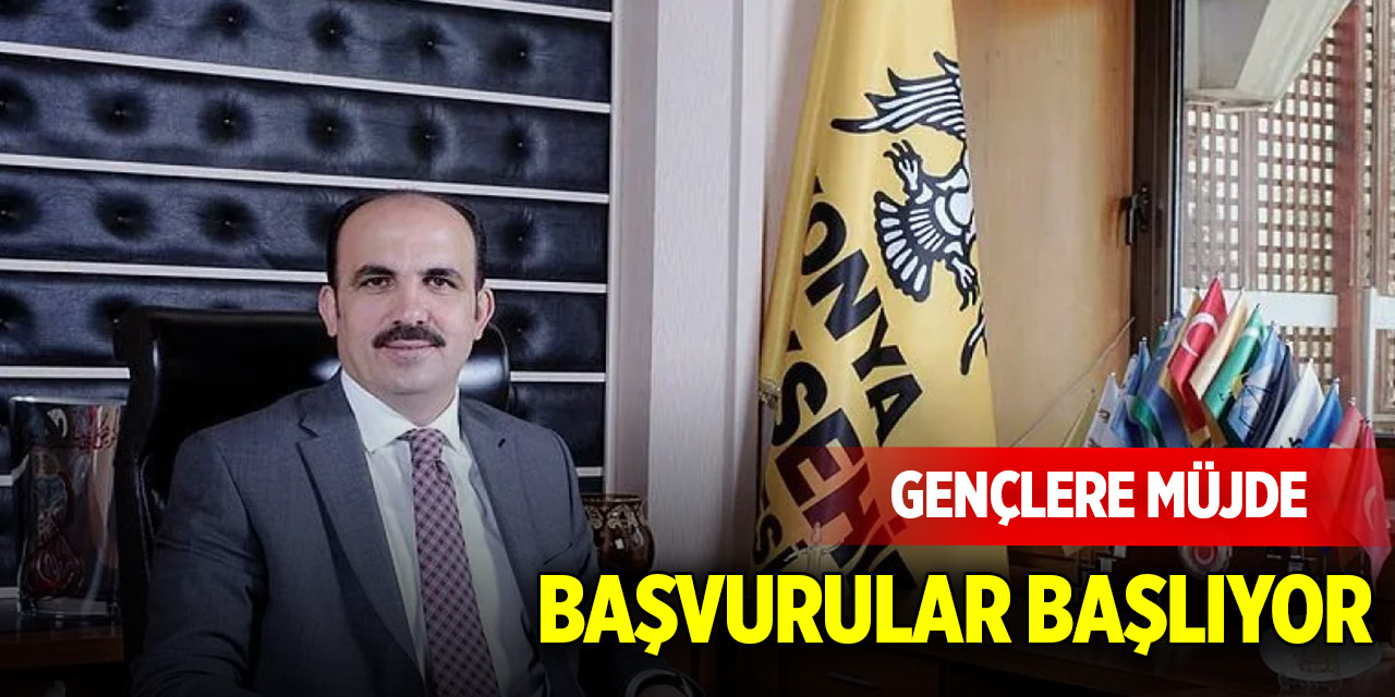 Başkan Altay'dan gençleri heyecanlandıran haber! Başvurular başlıyor