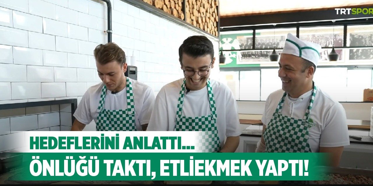 Konyasporlu Yusuf'tan etliekmek tarifi!