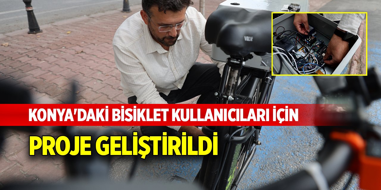 Konya'daki bisiklet kullanıcıları için proje geliştirildi