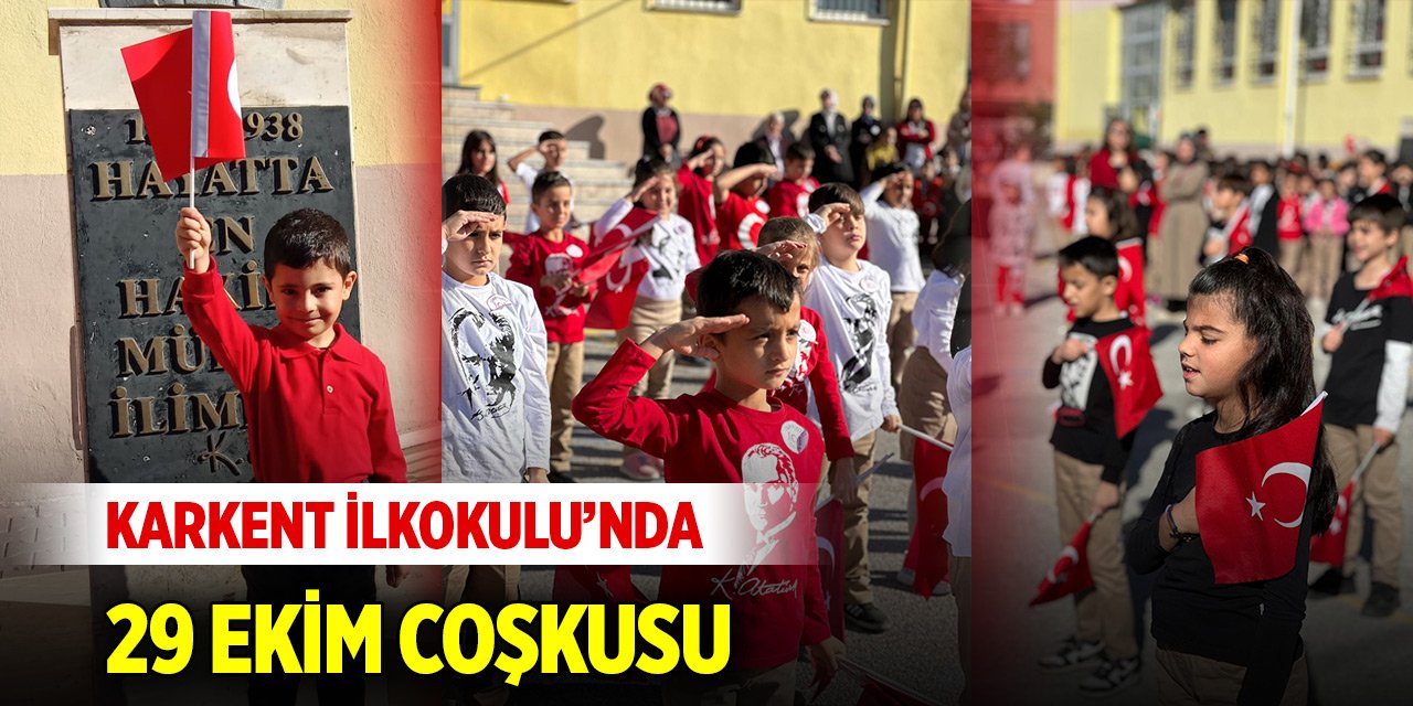 Karkent İlkokulu’nda 29 Ekim coşkusu