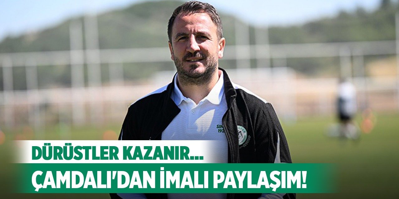 Konyaspor'da Ali Çamdalı'dan imalı paylaşım!