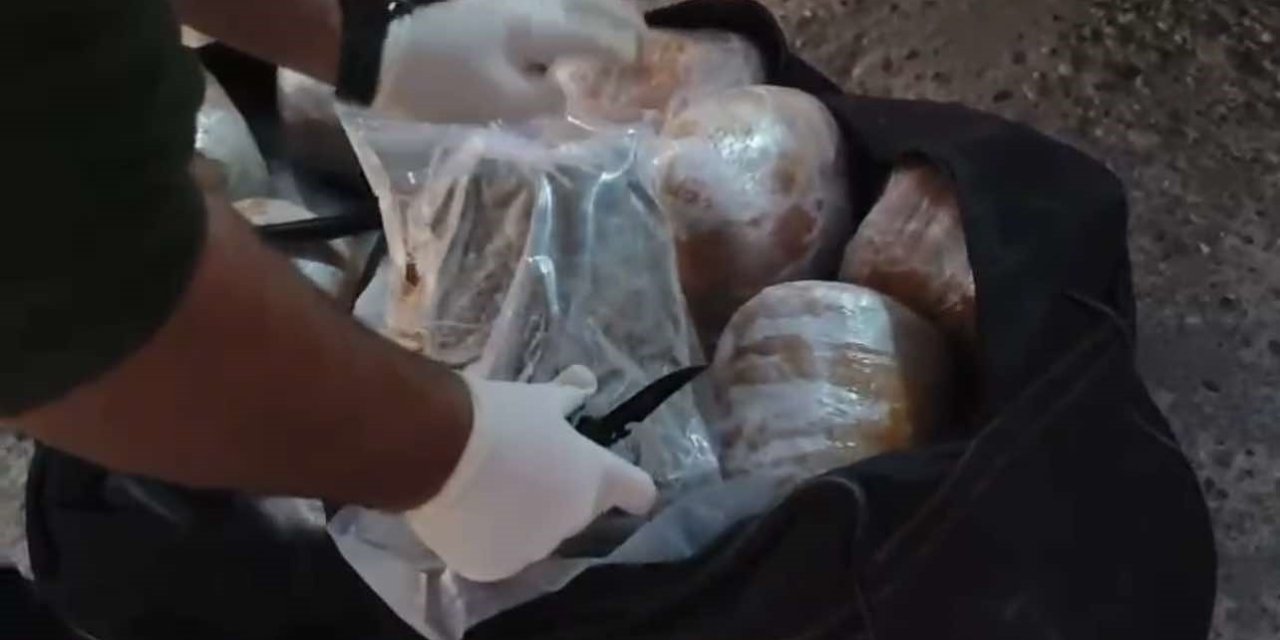 Osmaniye’de durdurulan otomobilde 33 kilo 400 gram uyuşturucu çıktı