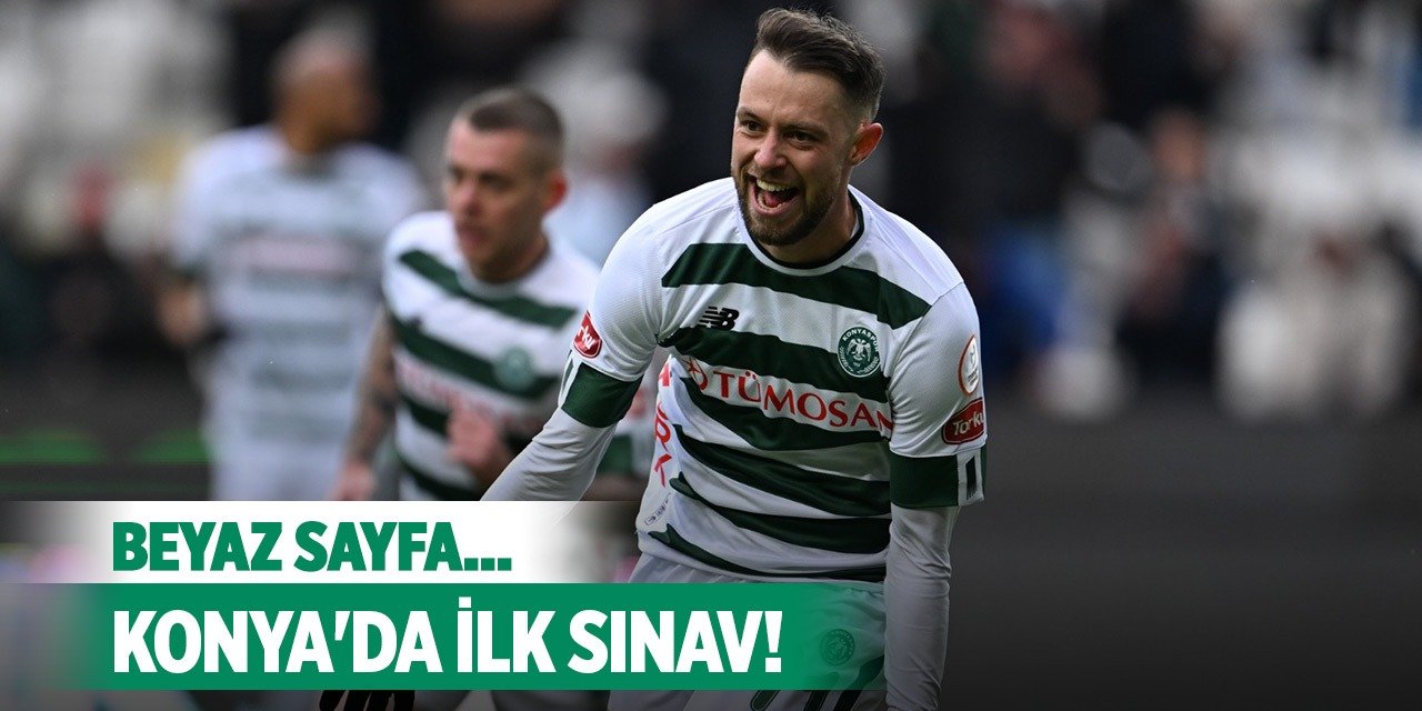 Konyaspor-Başakşehir, Hoca ilk sınavında!