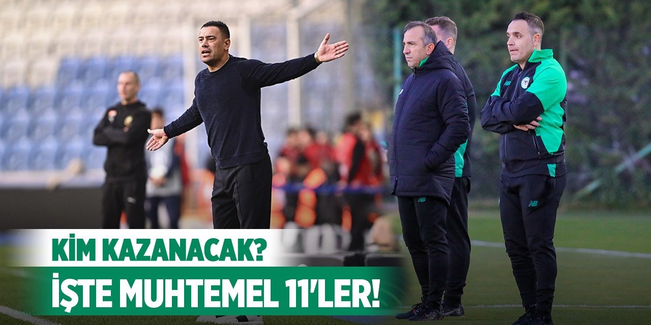 Konyaspor-Başakşehir, Muhtemel 11'ler!